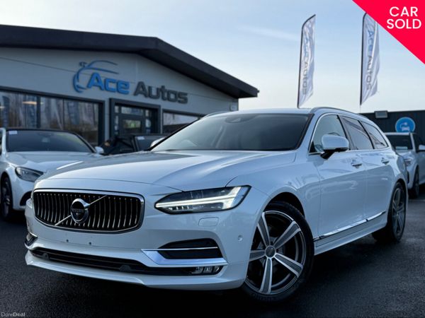 Volvo V90 Estate, Diesel, 2018, White