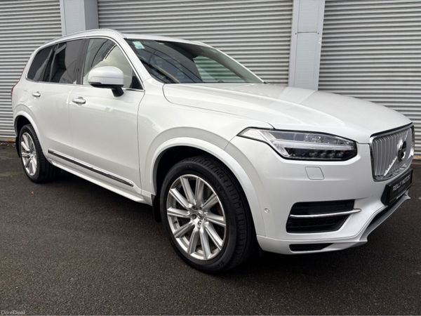 Volvo XC90 SUV, Petrol Plug-in Hybrid, 2016, White