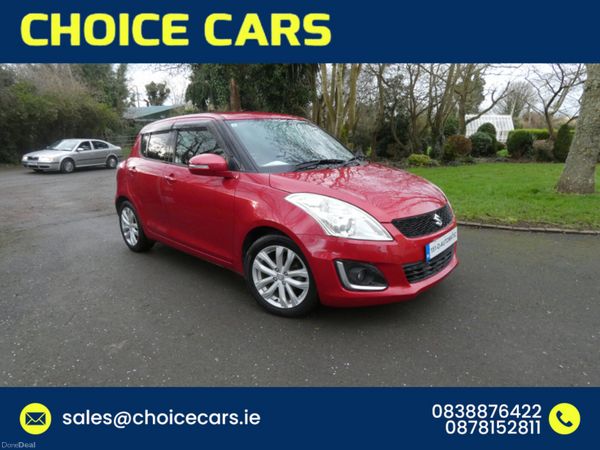 Suzuki Swift Hatchback, Petrol Hybrid, 2014, Red