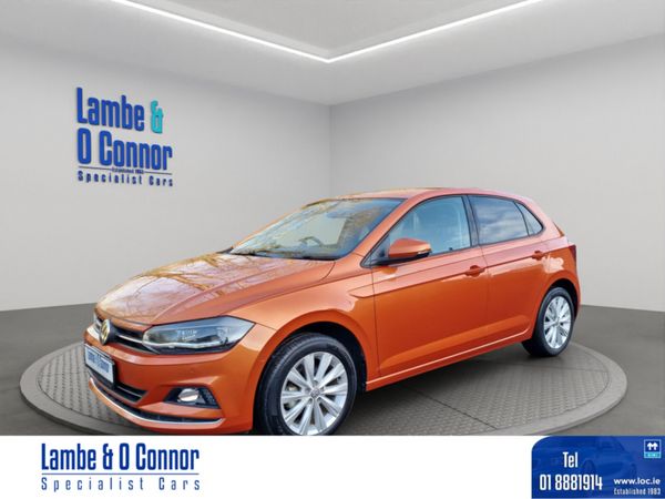 Volkswagen Polo Hatchback, Petrol, 2019, Orange