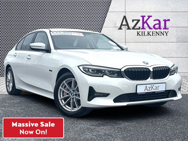 BMW 3-Series Saloon, Petrol Plug-in Hybrid, 2021, White