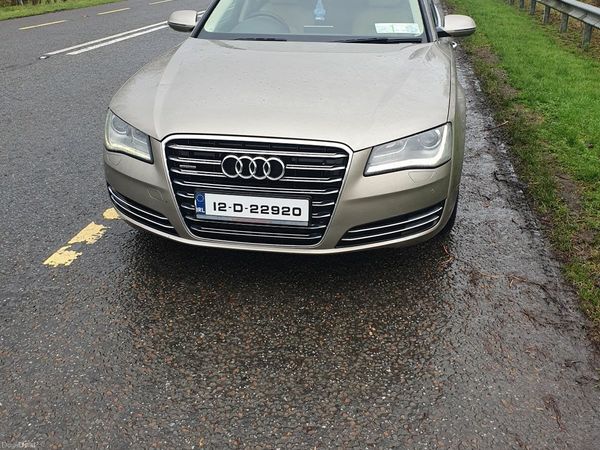 Audi A8 Saloon, Diesel, 2012, Beige
