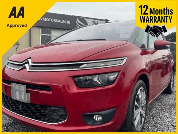 Citroen Grand C4 Picasso MPV, Petrol, 2017, Red