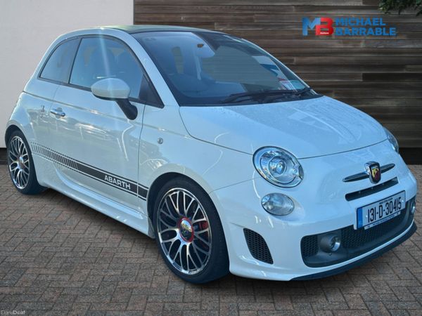 Fiat 500 Convertible, Petrol, 2013, White