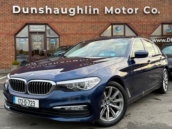 BMW 5-Series Saloon, Diesel, 2017, Blue