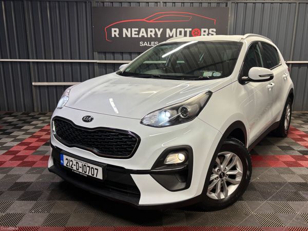 Kia Sportage SUV, Diesel Hybrid, 2021, White