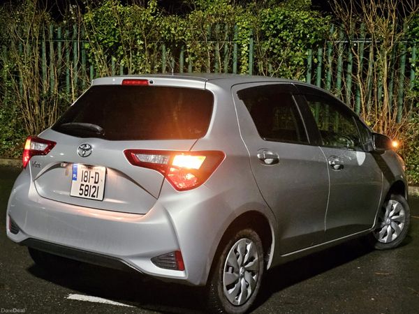 Toyota Vitz Hatchback, Petrol, 2018, Silver