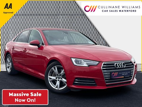 Audi A4 Saloon, Diesel, 2018, Red