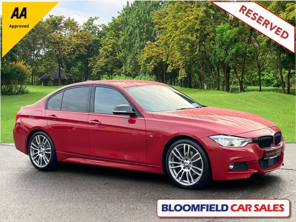 BMW 3-Series Saloon, Diesel, 2017, Red