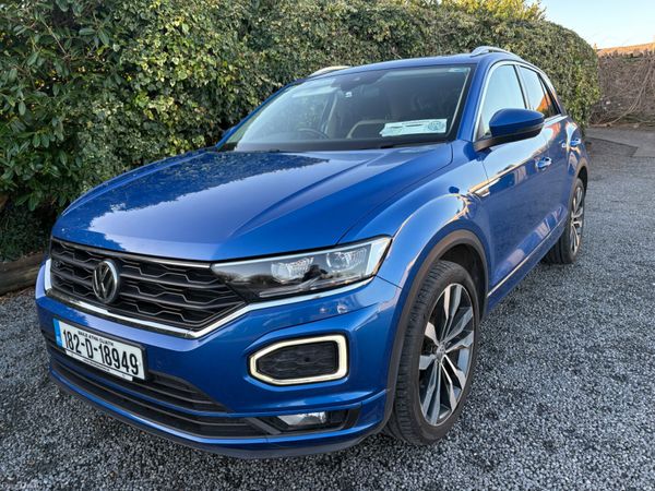 Volkswagen T-Roc SUV, Petrol, 2018, Blue