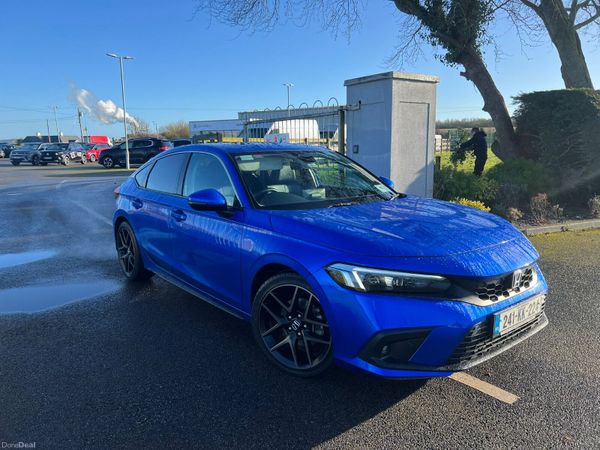 Honda Civic Hatchback, Petrol Hybrid, 2024, Blue