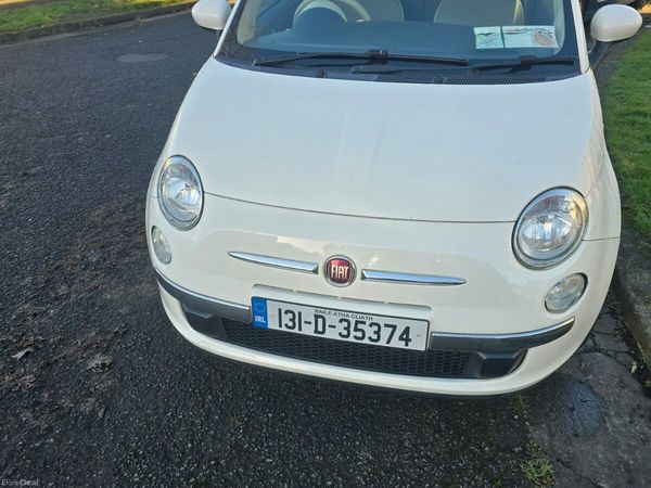 Fiat 500 Hatchback, Petrol, 2013, White