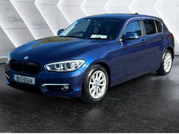 BMW 1-Series Hatchback, Petrol, 2016, Blue