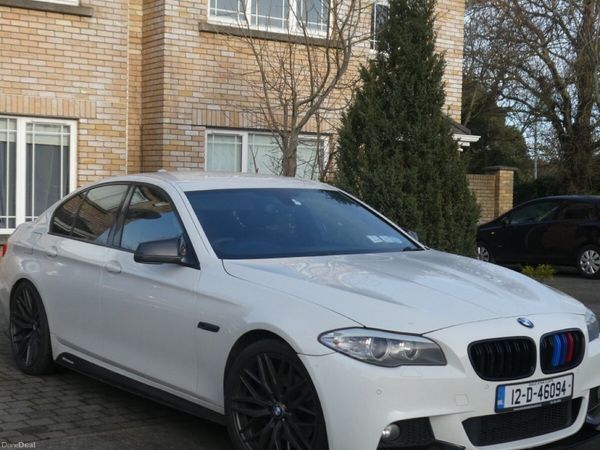 BMW 5-Series Saloon, Diesel, 2012, White
