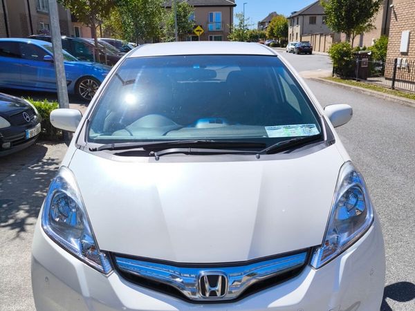 Honda Fit Hatchback, Petrol Hybrid, 2012, White