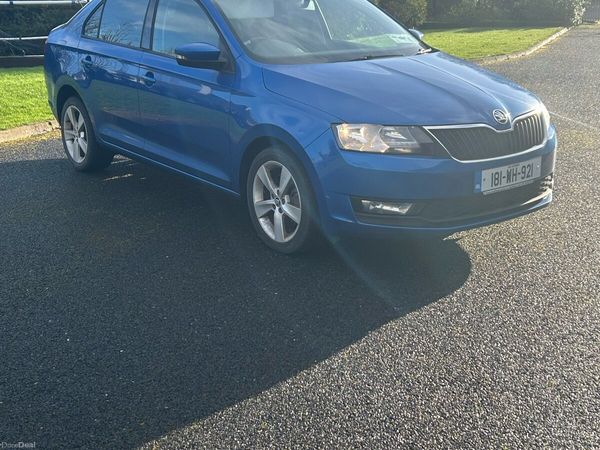 Skoda Rapid Saloon, Diesel, 2018, Blue
