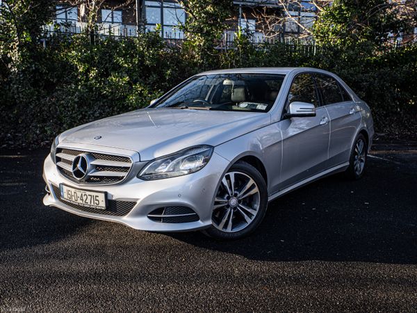 Mercedes-Benz E-Class Saloon, Diesel Hybrid, 2015, Silver