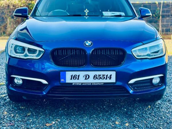 BMW 1-Series Hatchback, Petrol, 2016, Blue