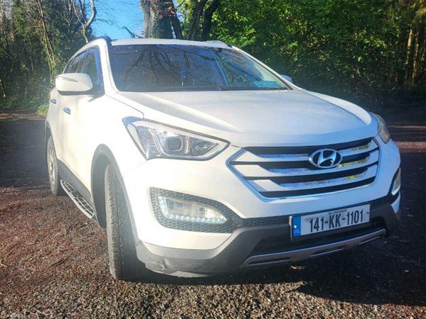 Hyundai Santa Fe SUV, Diesel, 2014, White