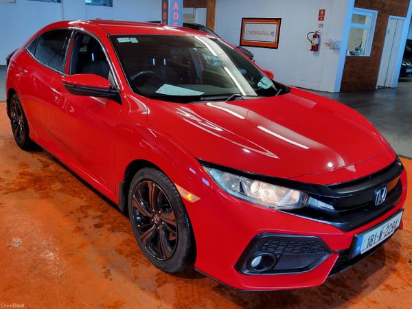 Honda Civic Hatchback, Diesel, 2018, Red