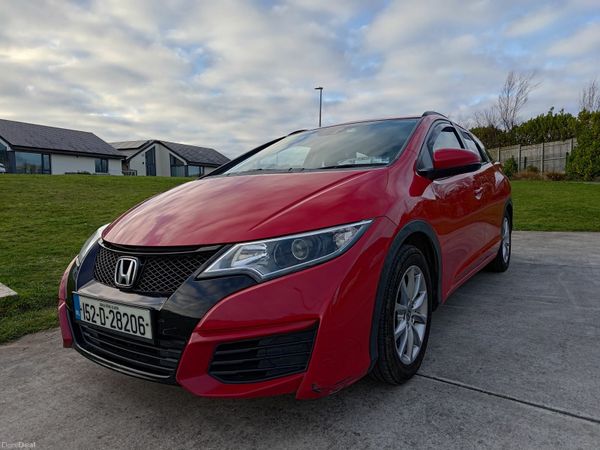 Honda Civic Estate, Diesel, 2015, Red