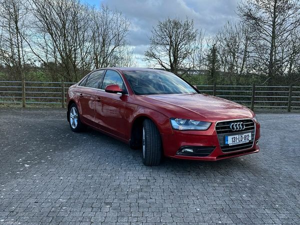 Audi A4 Saloon, Diesel, 2013, Red