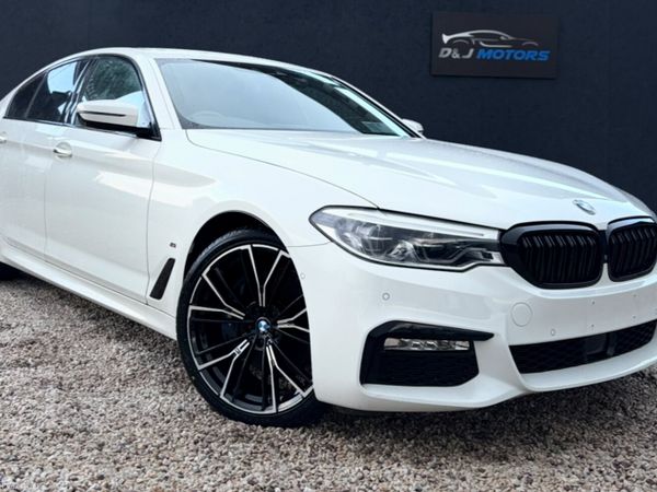 BMW 5-Series Saloon, Petrol Plug-in Hybrid, 2018, White