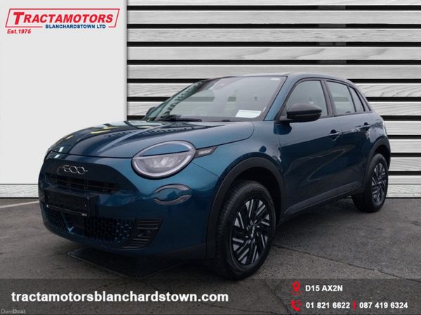 Fiat 600 Hatchback, Petrol Hybrid, 2026, Green