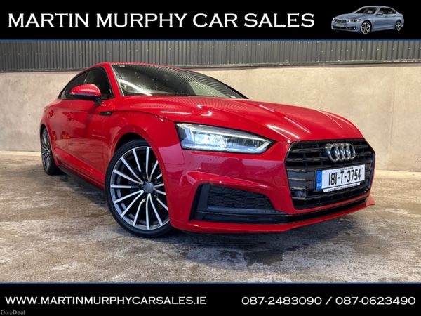 Audi A5 Hatchback, Diesel, 2018, Red