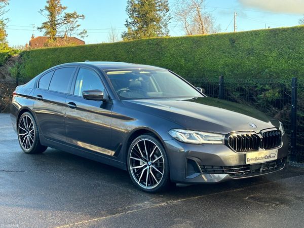 BMW 5-Series Saloon, Petrol Hybrid, 2020, Grey