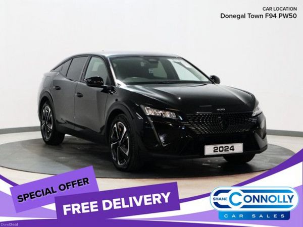 Peugeot 408 Hatchback, Petrol Hybrid, 2024, Black