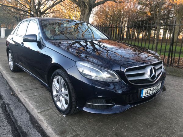 Mercedes-Benz E-Class Saloon, Diesel Hybrid, 2014, Blue