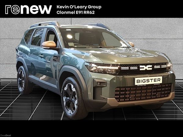 Dacia Bigster SUV, Petrol Hybrid, 2026, Green