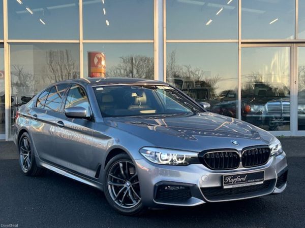 BMW 5-Series Saloon, Petrol, 2019, Blue