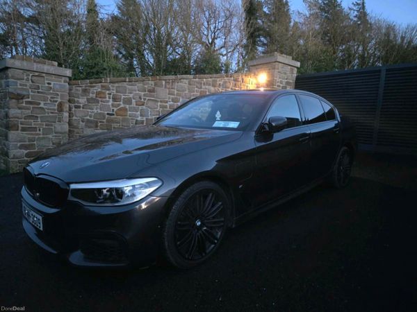BMW 5-Series Saloon, Petrol Plug-in Hybrid, 2019, Grey