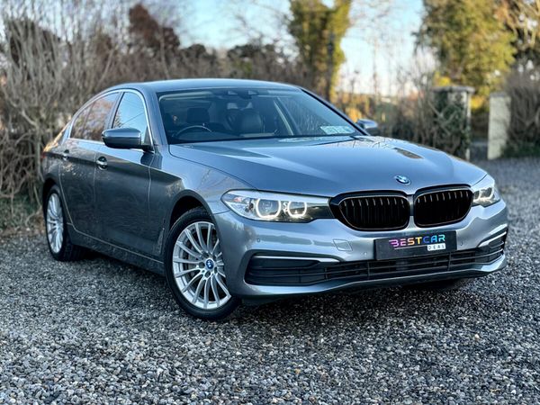 BMW 5-Series Saloon, Petrol Plug-in Hybrid, 2017, Blue