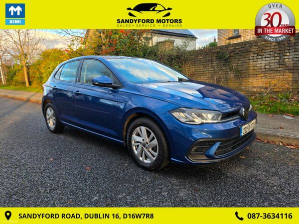 Volkswagen Polo Hatchback, Petrol, 2022, Blue