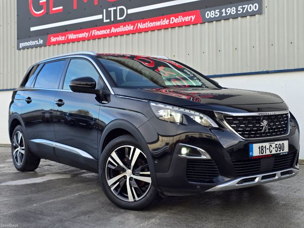 Peugeot 5008 MPV, Diesel, 2018, Black