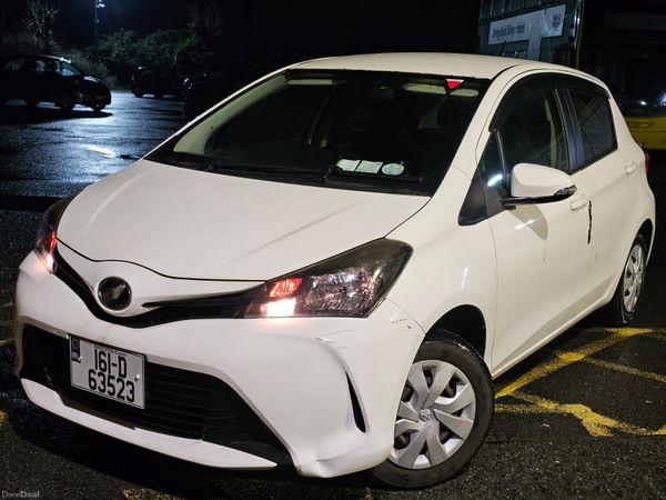 Toyota Vitz Hatchback, Petrol, 2016, White