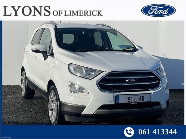 Ford EcoSport SUV, Petrol, 2019, White