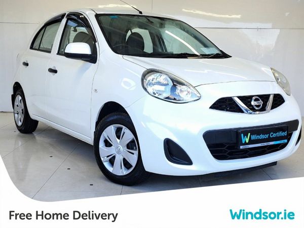 Nissan March Hatchback, Petrol, 2018, White