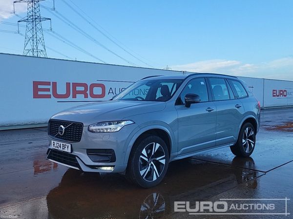 Volvo XC90 SUV, Petrol Hybrid, 2024, Grey