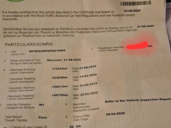 Ford Focus Hatchback, Diesel, 2009, Grey