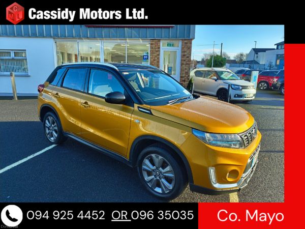 Suzuki Vitara SUV, Petrol Hybrid, 2023, Yellow