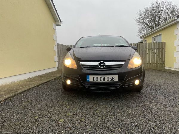 Opel Corsa Hatchback, Petrol, 2008, Black