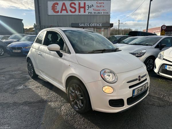Fiat 500 Hatchback, Petrol, 2013, White