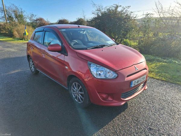 Mitsubishi Mirage Hatchback, Petrol, 2012, Red
