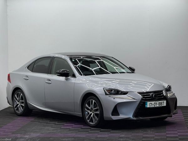 Lexus IS Saloon, Petrol Hybrid, 2017, Silver