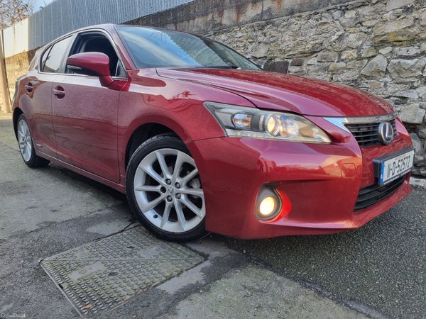 Lexus CT Hatchback, Petrol Hybrid, 2011, Red