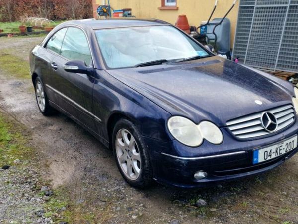Mercedes-Benz CLK Coupe, Petrol, 2004, Blue